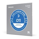 D'Addario PL011-5 Plain Steel Electric/Akoestische Gitaar Snaren 5-Pack