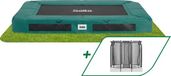 Salta Premium Ground Inground Trampoline - 214 x 153 cm - Green