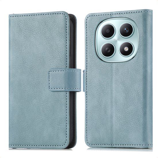 imoshion Hoesje - Geschikt voor Xiaomi Redmi Note 15 (5G) - Luxe Bookcase - Lichtblauw