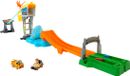 Hot Wheels RacerVerse Jurassic World kabelbaanspeelset met 2 voertuigen