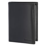 oxmox Leren portemonnee Leather RFID Protect Kombibörse Pure 2.0 Embossed Black zwart