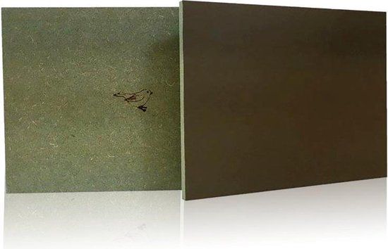 MusPaneel Green-line - toplaag Umber (bruin) - 40x50cm 2-pack