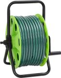 vidaXL Slanghaspel met 30 m slang vrijstaand PVC groen