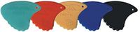Sharkfin GP105 Plectrum/Pick, Zweden Relief, 0,65 mm, middelgeel, 12 stuks