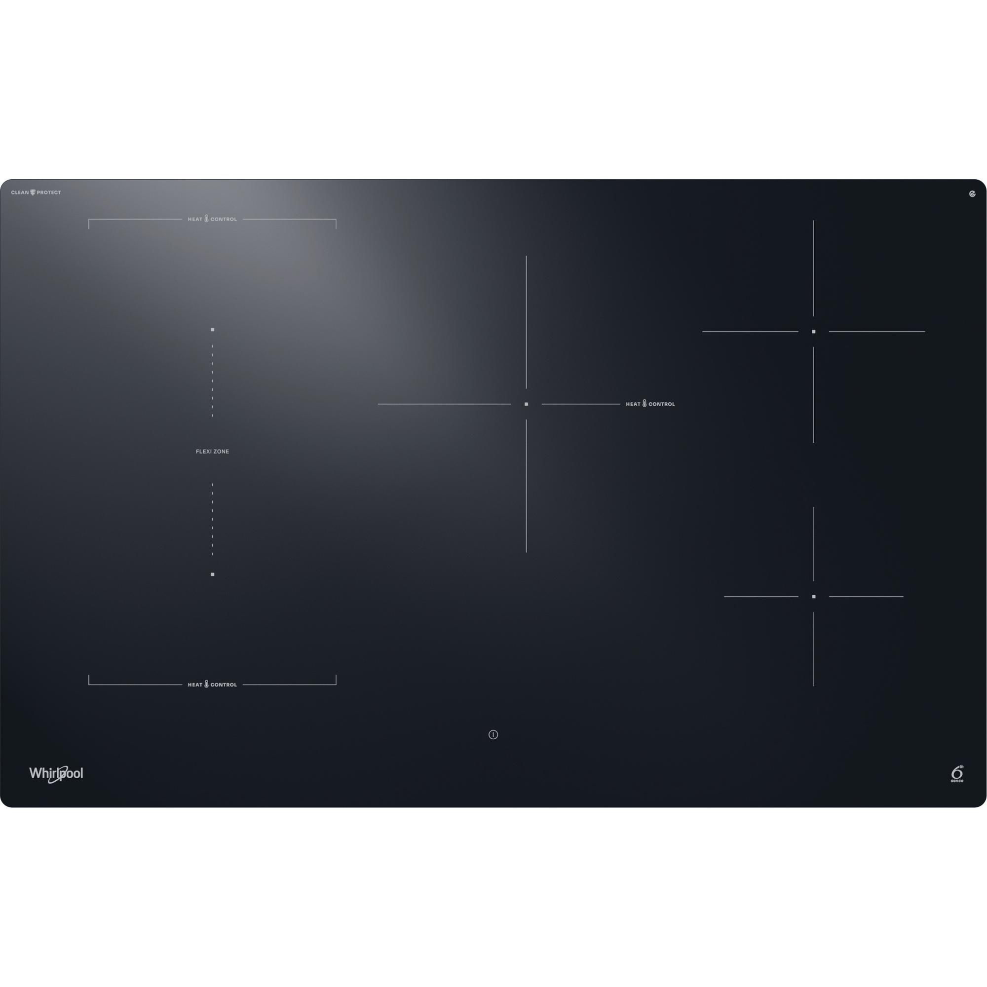 Whirlpool WTX8017DCF2 80 cm Induction Cooktop - Black, Built-in, 5 Zones