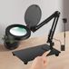 Lampe sur pied, argenté, petite taille