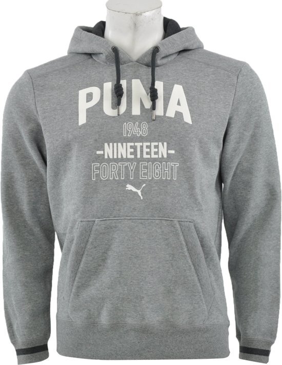 PUMA - Style ATHL. Hooded Sweat FL - Heren - maat M