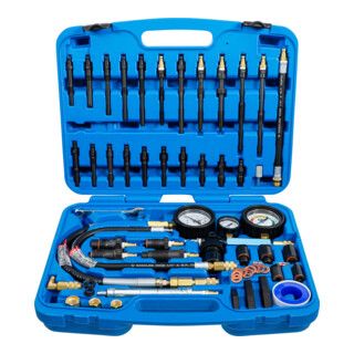 BGS compressie- en drukdalingstestkit voor benzine- en dieselmotoren