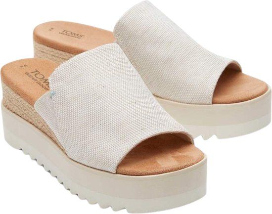 TOMS Shoes DIANA MULE - Women's Slippers - White/Beige - Size 39