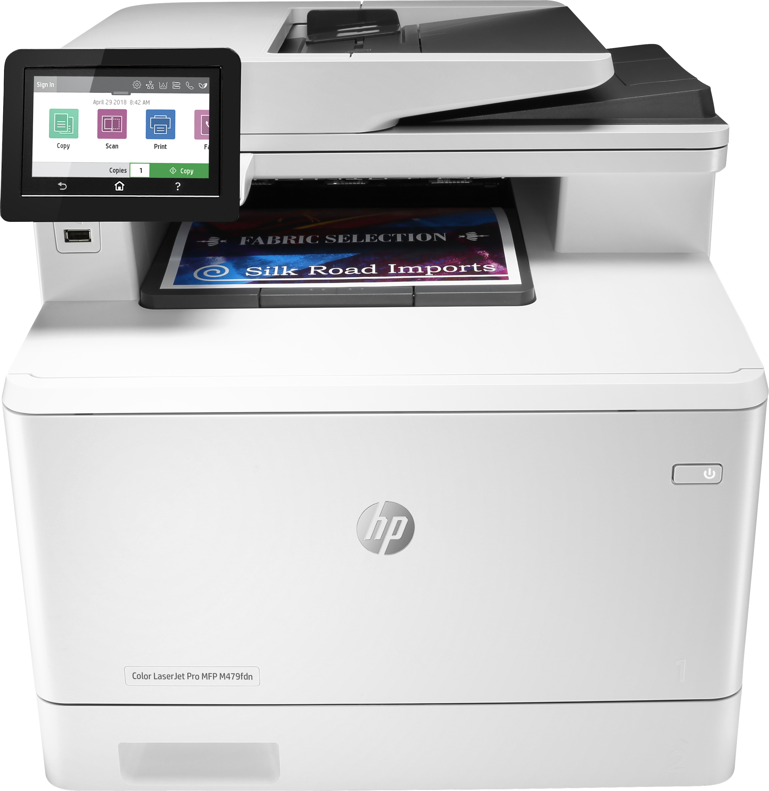 HP Color LaserJet Pro HP Color LaserJet Pro MFP M479fdn, Printen, kopiëren, scannen, fax, e-mail, Scannen naar e-mail/pdf; Dubbelzijdig printen; ADF voor 50 vel ongekruld