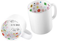 Shoppartners Bv Moederdag mok - sublimatie mokken - keramiek - 300 ml - cadeau koffiemok