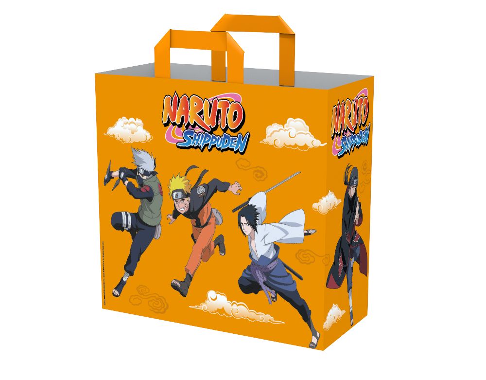 Konix Naruto Team Tote Bag - Orange - Recycled Material - 45x40x20cm
