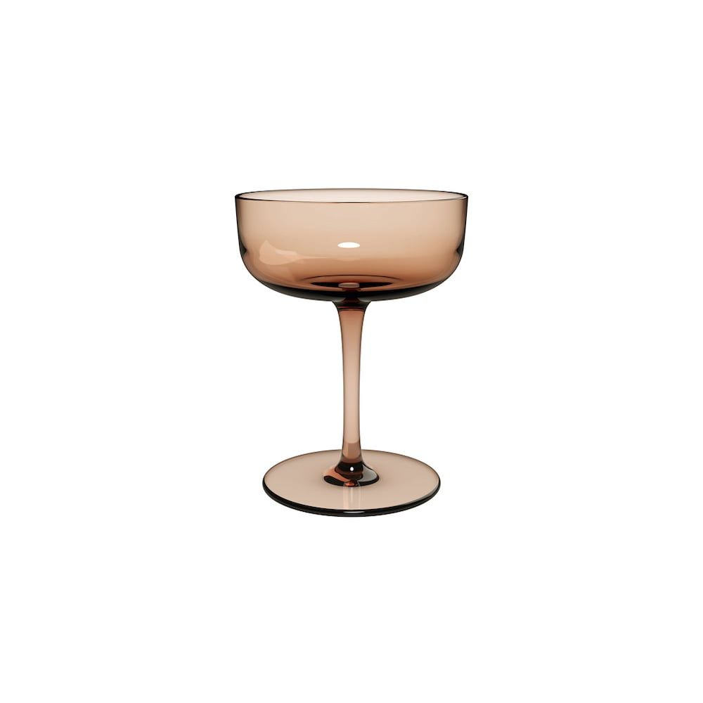 Villeroy & Boch Like Clay sektglas / dessertschaaltje set 2-dlg. - bruin - 9 x 12 cm
