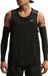 Nike Dri-FIT Miler Tanktop Heren - Zwart - Maat L