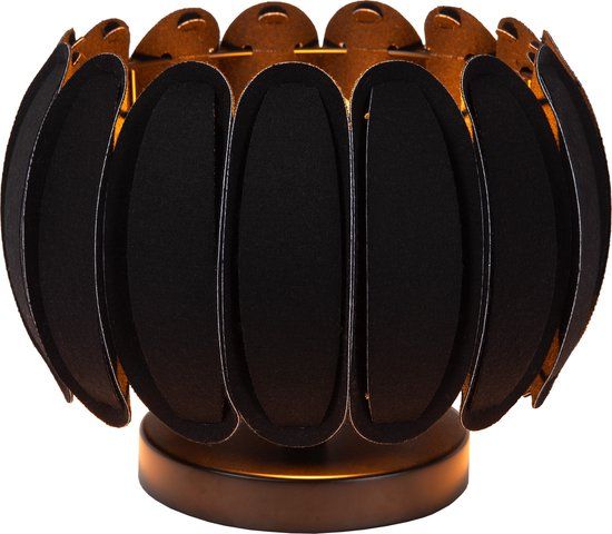 Lucide SPENCER - Table Lamp - Ø 30 cm - E27 - Black - Felt