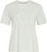VILA T-shirt VISYBIL ronde hals biologisch katoen XS Snow White