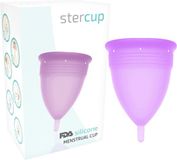 Stercup - Paarse menstruatiecup - Siliconen cup - Maat L