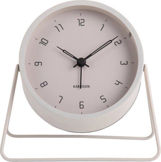 Karlsson Alarm Clock Stark Iron Matt - Grijs