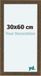 yd. Cadre photo 30x60 cm Or Antique MDF