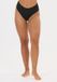 Athlecia Bikini-Hose Ally High Rise Slip Effen Zwart Polyamide/Elastaan