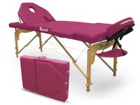 QUIRUMED ELITE 194 x 70 cm roze houten klapbed