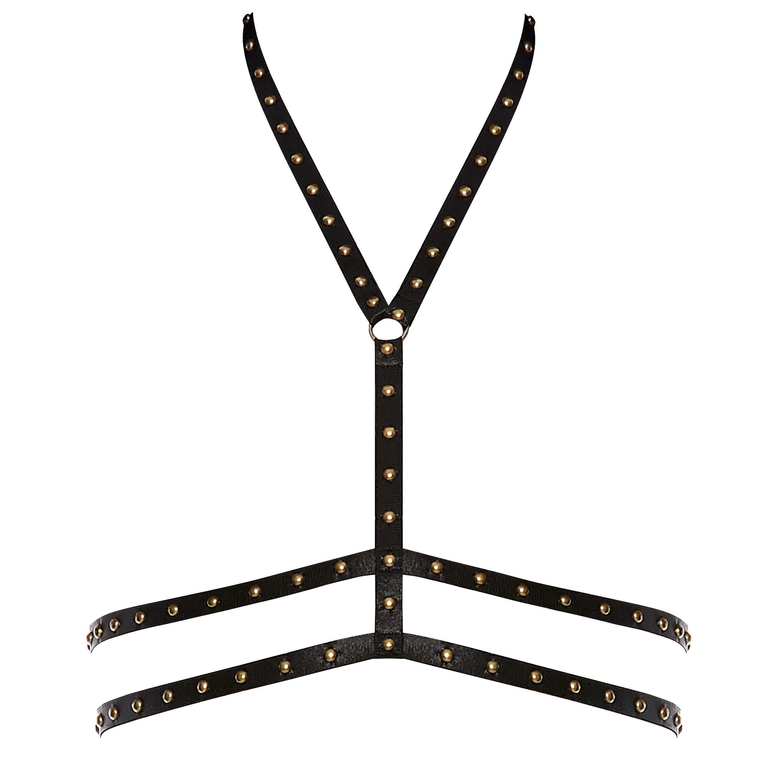 Lingerie Collection One Night Stud Harness - Gold O/S