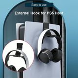 CHPN - Haakje - Haakje voor spelcomputer - Koptelefoonhaakje - Manettehouder - 2 Stuks - Game Accessoires - Geschikt voor PS5 - Noir