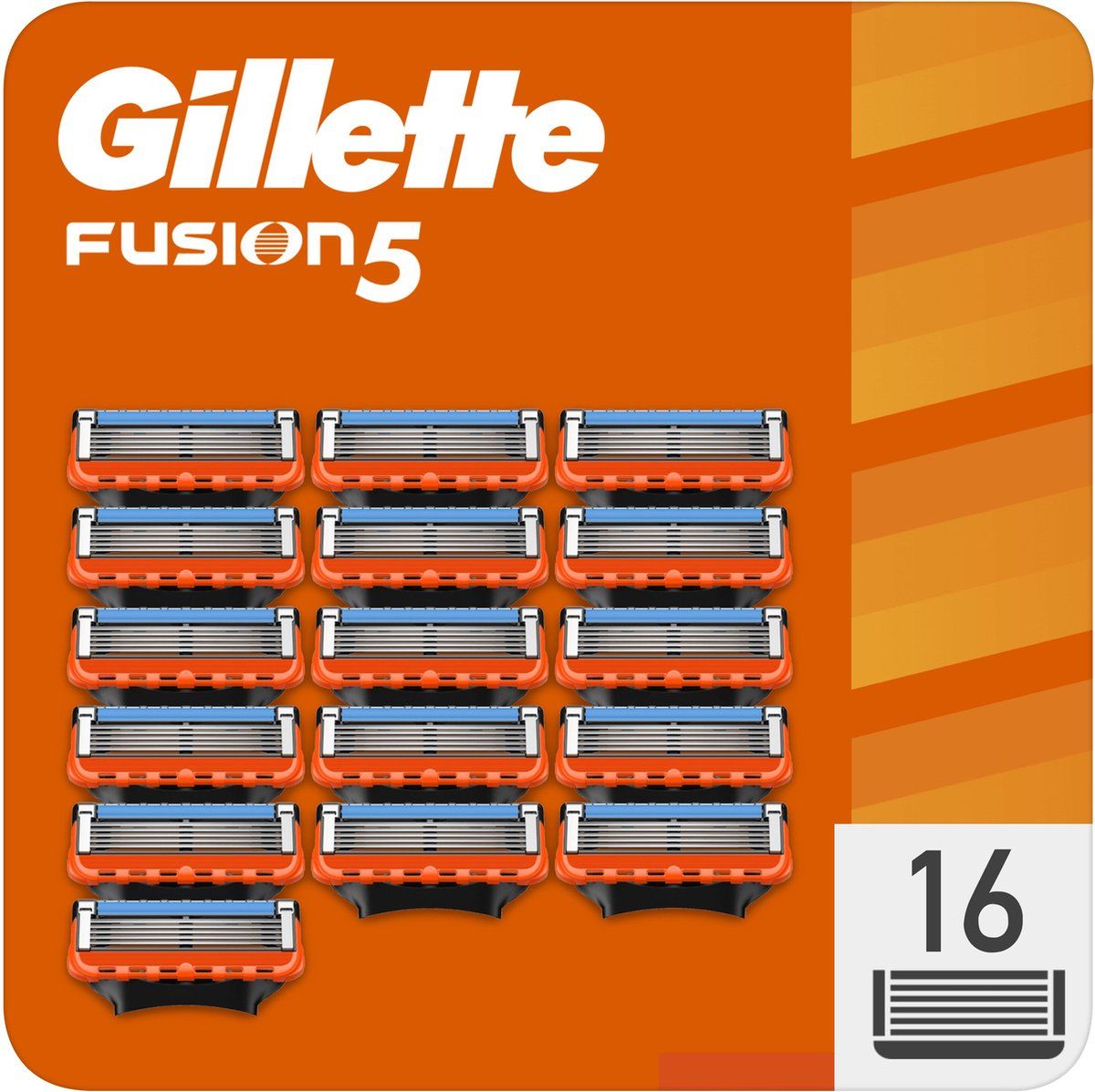 Gillette Fusion5 - Navulmesjes - 16 stuks - Voor Mannen
