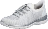 Rieker Alabama lage sneakers met veters Grijs Dames Synthetisch Maat 38