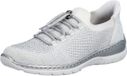 Rieker Alabama lage sneakers met veters Grijs Dames Synthetisch Maat 38