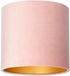 Merkloos Lampenkap Velours - Sfeerverlichting Kap - Woonkamer Decoratie - Zachte Fluweel Textuur - 25x25cm - Roze