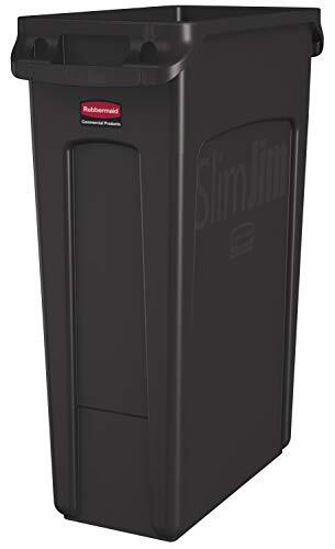 Rubbermaid Geventileerde Slim Jim® Afvalbak 87L Bruin 1956187