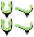 Trizand Supports en silicone pour tiges, assurant une fixation stable - lot de 4