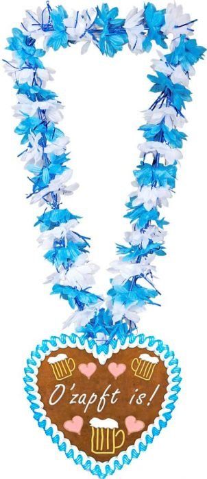 Partywinkel Hawaiiaanse Oktoberfest ketting - Verkleedattribuut