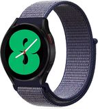 By Qubix - Sport Loop nylon bandje - Donkerblauw - Geschikt voor Garmin Vivoactive 4 / 4L - 22mm