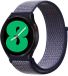 By Qubix - Sport Loop nylon bandje - Donkerblauw - Geschikt voor Garmin Vivoactive 4 / 4L - 22mm