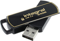 Integral 64GB Secure 360 Encrypted USB 3.0 64 GB