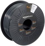 Amazon Basics 3D-printerfilament, PLA, 1,75 mm, donkergrijs, spoel van 1 kg