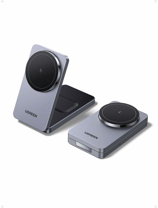 UGREEN MagFlow Qi2 gecertificeerd 15W iPhone oplaadstation