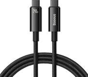 Baseus Wolfraam Goud USB-C naar USB-C kabel 240W 2m Zwart CAWJ040101