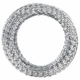 vidaXL Fil barbelé concertina acier galvanisé 150 m
