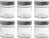 Set de 6 pots à épices 212 ml profond argent incluant couvercle