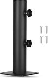 Famanu - Support de parasol - Noir