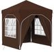 vidaXL Pop-up Feesttent 192 x 192 x 245 cm Bruin