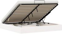 vidaXL Ottoman Bedframe met Opbergruimte Wit 180 x 200 cm