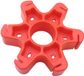 Cyclus Support de rayons pour rayons plats - Rouge - Plastique