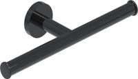 IVY Bond dubbele toiletrolhouder 25,4 x 7,6 cm, zwart chroom PVD