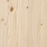 VidaXL Eettafel 110x55x75 cm Massief Grenenhout