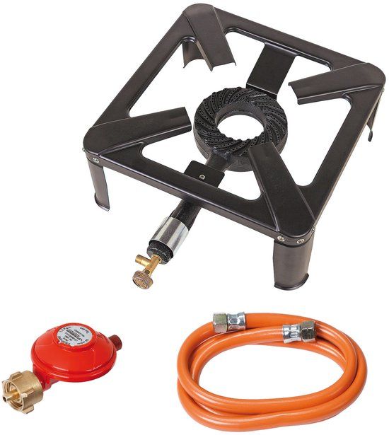 Rothenberger Camping Cooker - Gas Stove - incl. hose and pressure regulator