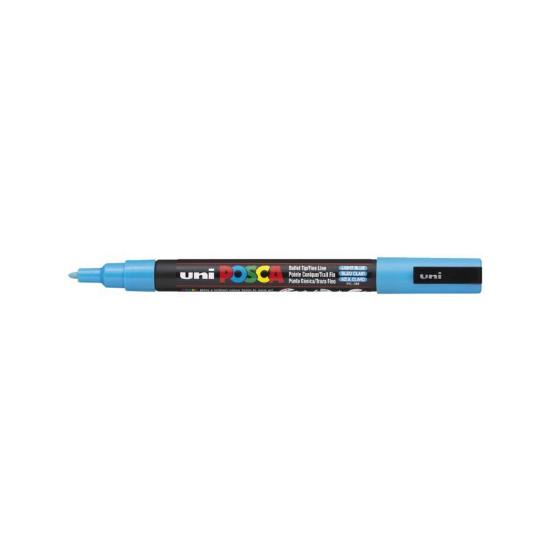 Posca Verfstift F lichtblauw